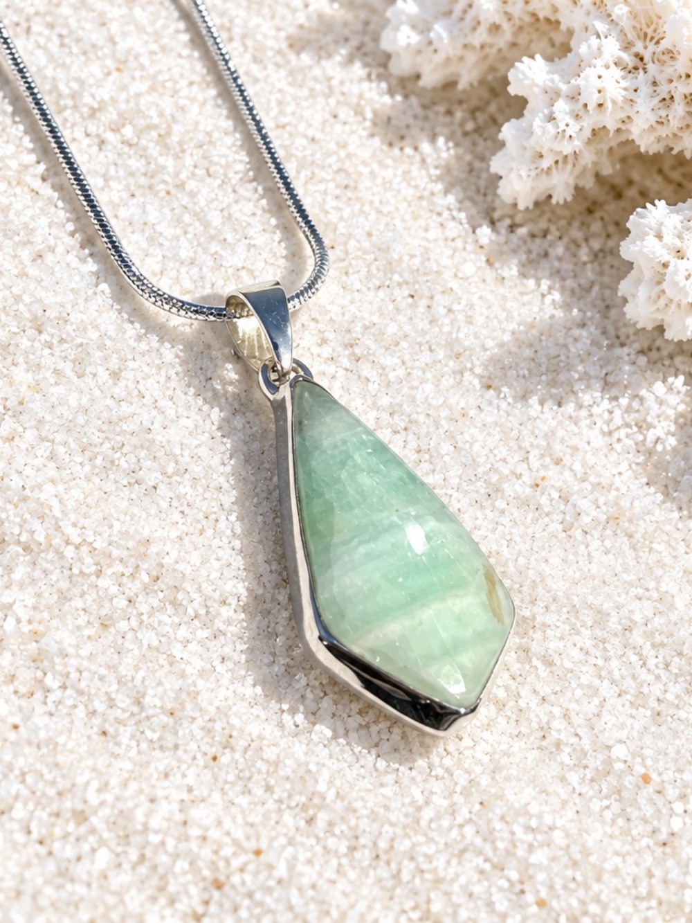 NEW! Blue Aragonite Necklace
